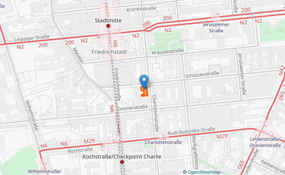 Gesundheitsstadt Berlin, Schützenstr. 6a; 10117 Berlin-Mitte